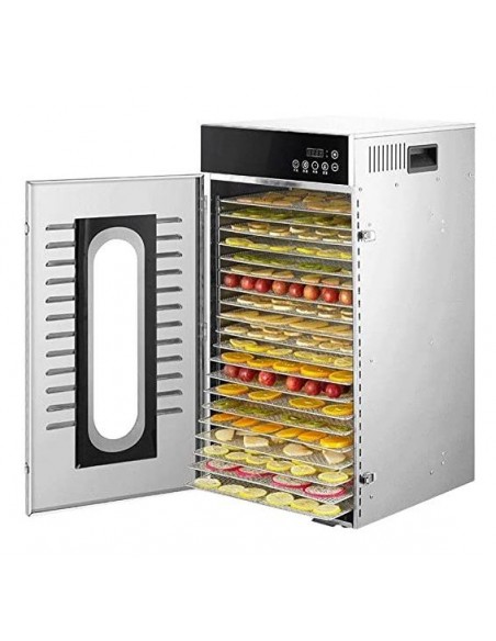 Dalle LT-102 Dijital 20 Tepsili Paslanmaz Çelik Gıda-Meyve Kurutma Makinesi