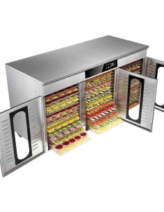 Dalle LT-021 Dijital 60 Tepsili Paslanmaz Çelik Gıda ve Meyve Kurutma Makinesi