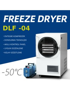 Dalle DLF-04 Freeze Dry Dondurarak Meyve Sebze Kurutma Fırını